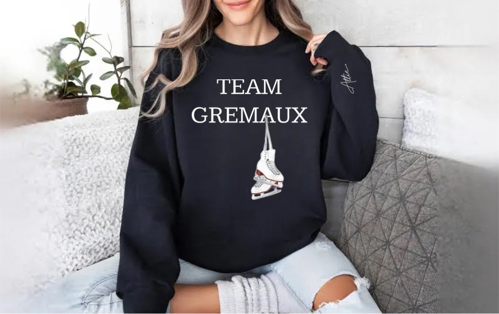 Team Gremaux sweatshirt| Figure Skating Sweatshirt