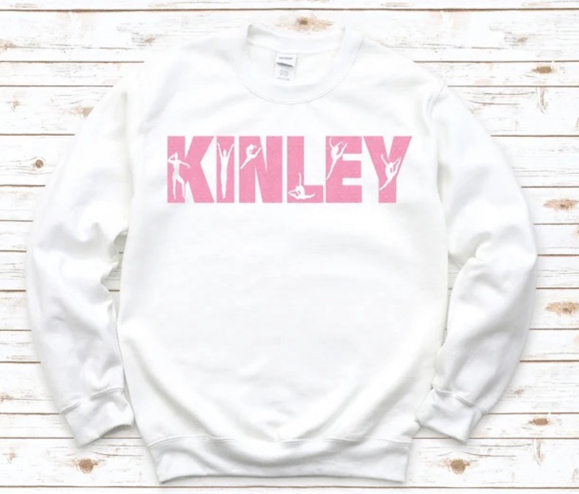 Custom Name Gymanstics Sweatshirt