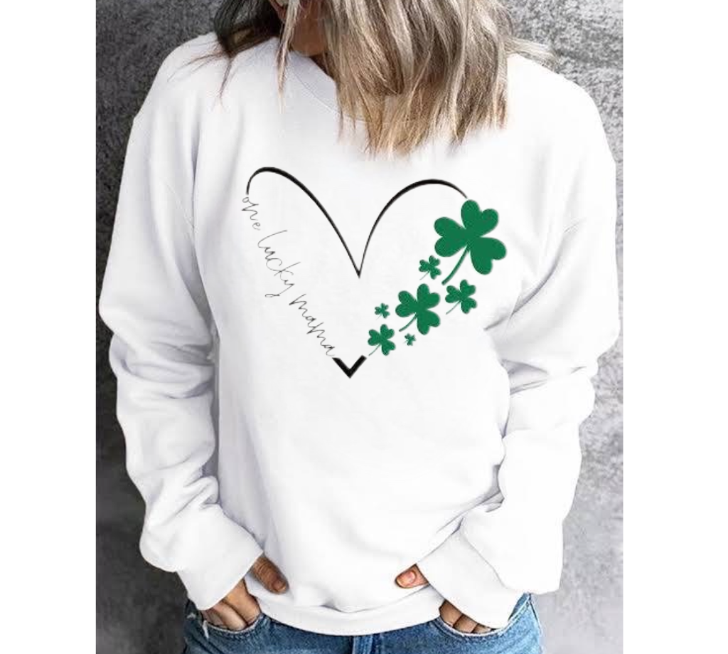 One lucky mom shirt| One Lucky mom St. Patricks day shirt.