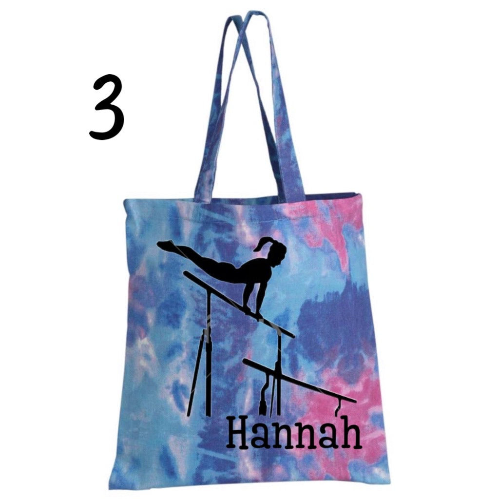 Gymnast bag| Gymnast tote bag| Gymnast gift| Custom Gymnast bag| Custom Gymnast gift