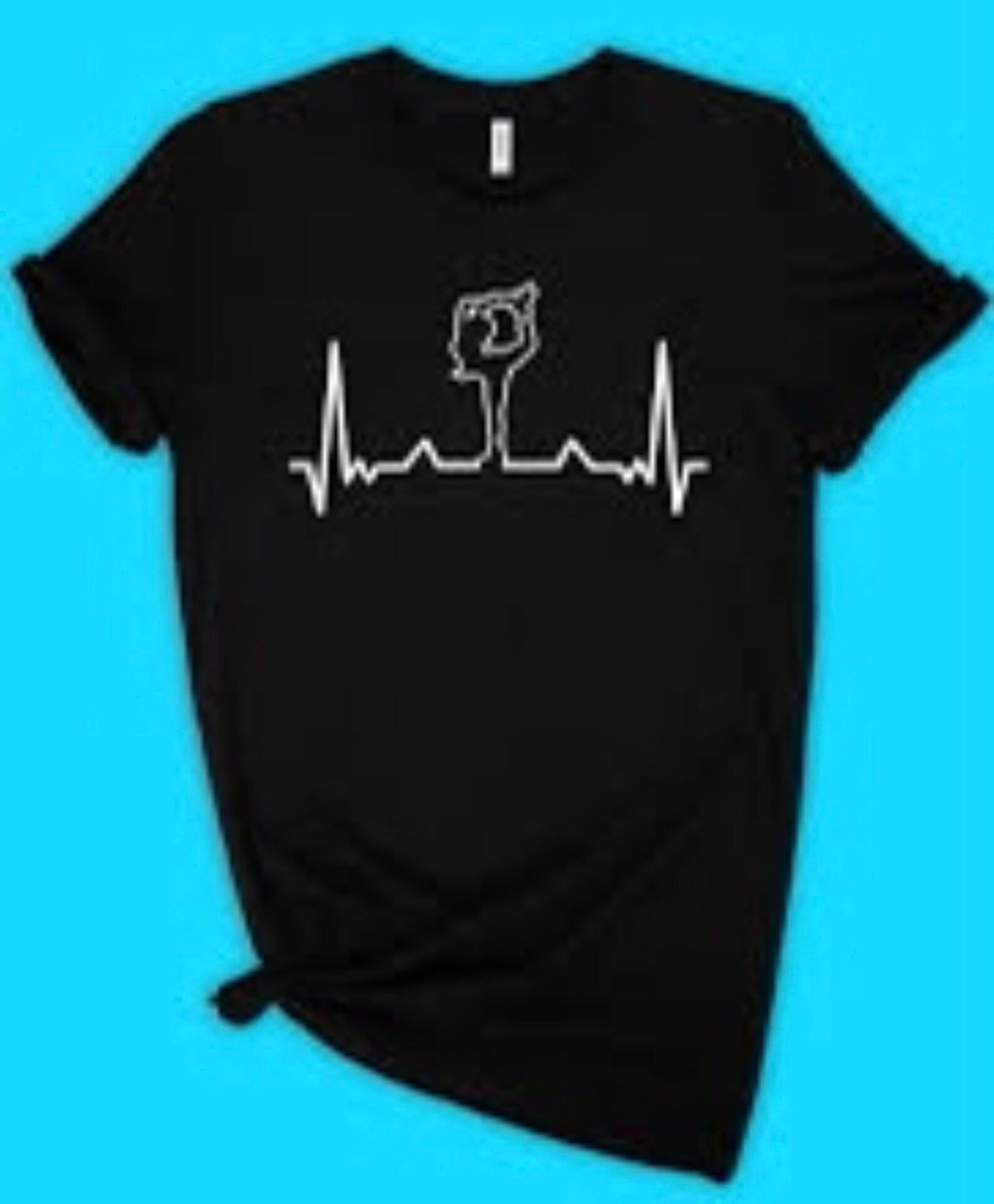 Ice Skating heartbeat| Figure skating shirt| Skate Bunny| Ice skating easter shirt|