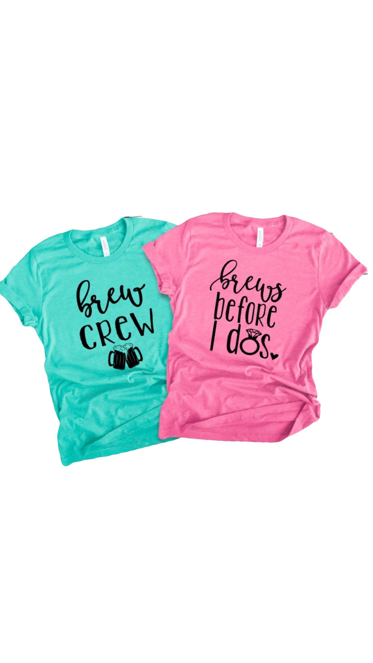 Brew crew shirt| Bride and Bridesmaid Shirts| Bride shirts| Bridesmaid Shirts| Bachelorette party shirts| pub crawl shirt| wine lover