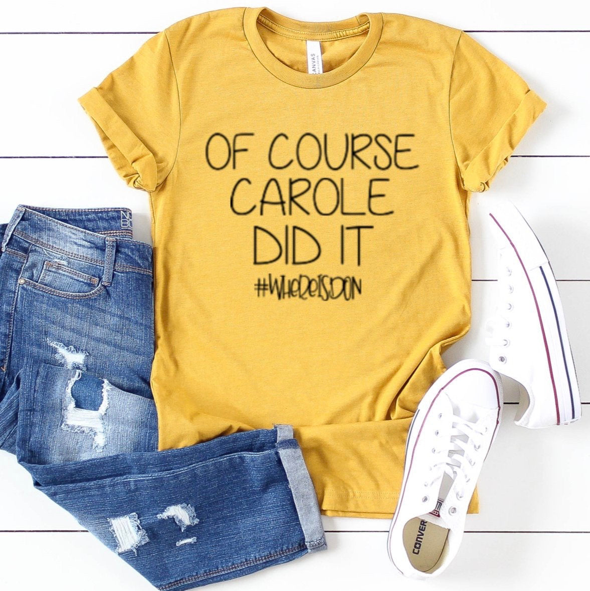 Carol Baskin did it shirt, Carol Baskin shirt, funny 2020 shirt, tiger king shirt, Carol Baskin Shirt, Cool Cats and Kittens shirt, sardine