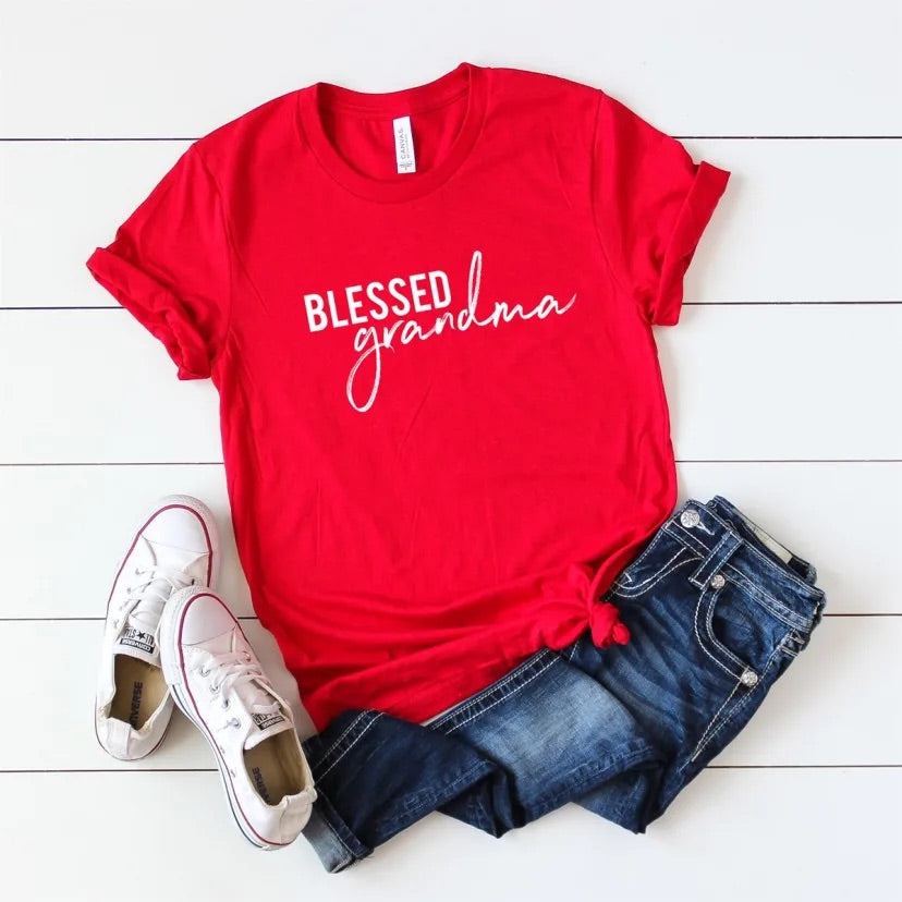 Blessed grandma shirt, grandma life, shirt for grandma, gift for grandma, grandma gift, gift for grandma, grandma shirt, nana shirt,
