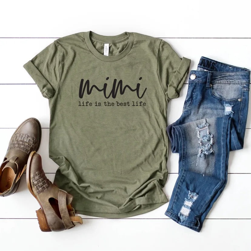 Happiness is being a mimi, gift for mimi, mimi shirt, grandma, gift for grandma, grandma gift, gift for grandma, grandma shirt, nana shirt,