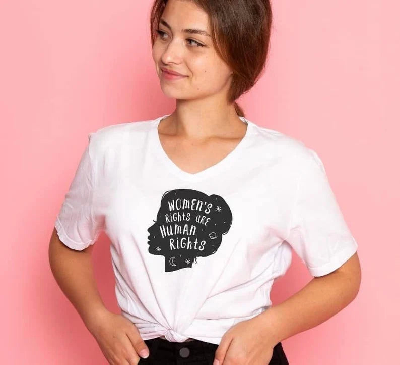 Womens rights are human rights shirt