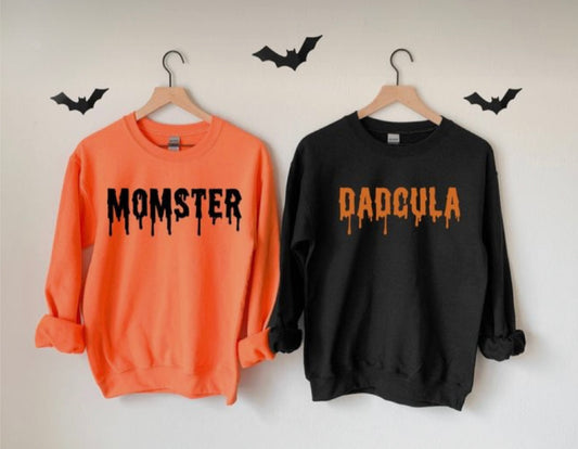 Matching Halloween Sweatshirts| Mummy Sweatshirt| Dadcula Sweatshirt| Little Boo Sweatshirt| Halloween sweatshirt| Family Halloween shirts