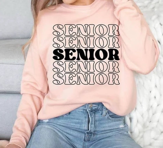 Senior shirt| Senior tee| Senior year sweatshirt| Senior year shirt| Senior sweatshirt| Senior sunday