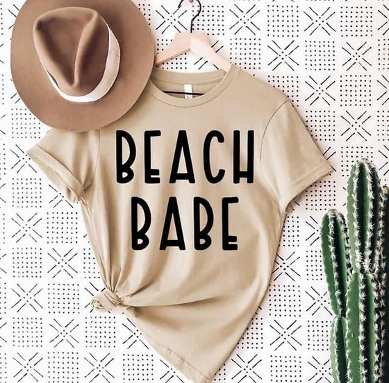 Beach babe shirt| vacation shirt| Beach babe tee| vacation tee| beach life shirt