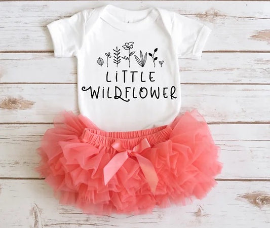 Little wildflower shirt| Baby shirt| baby shower gift| Little wild flower tee