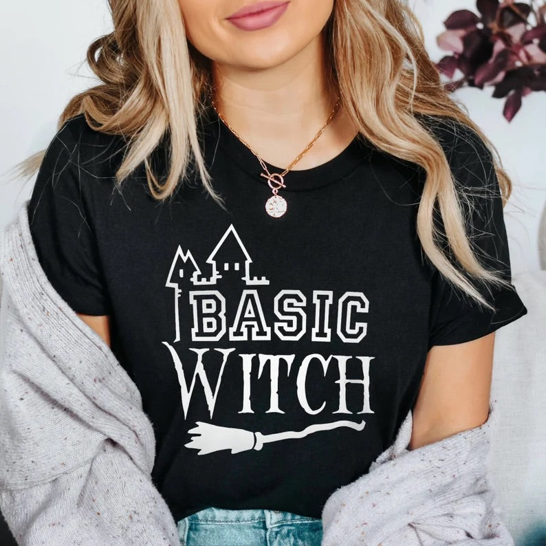 Basic Witch shirt| Halloween shirt| Halloween whitch shirt| Halloween tee