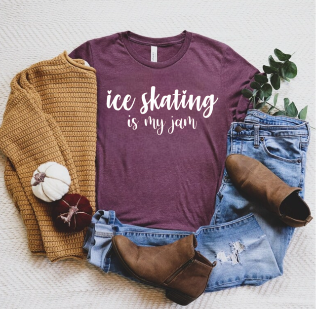 Skating is my jam shirt| Figure skating shirt