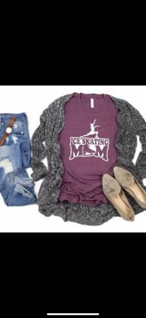 Skate mom shirt| Figure skating shirt