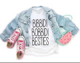 Bibbidi Bobbidi besties shirt| Disney besties shirt