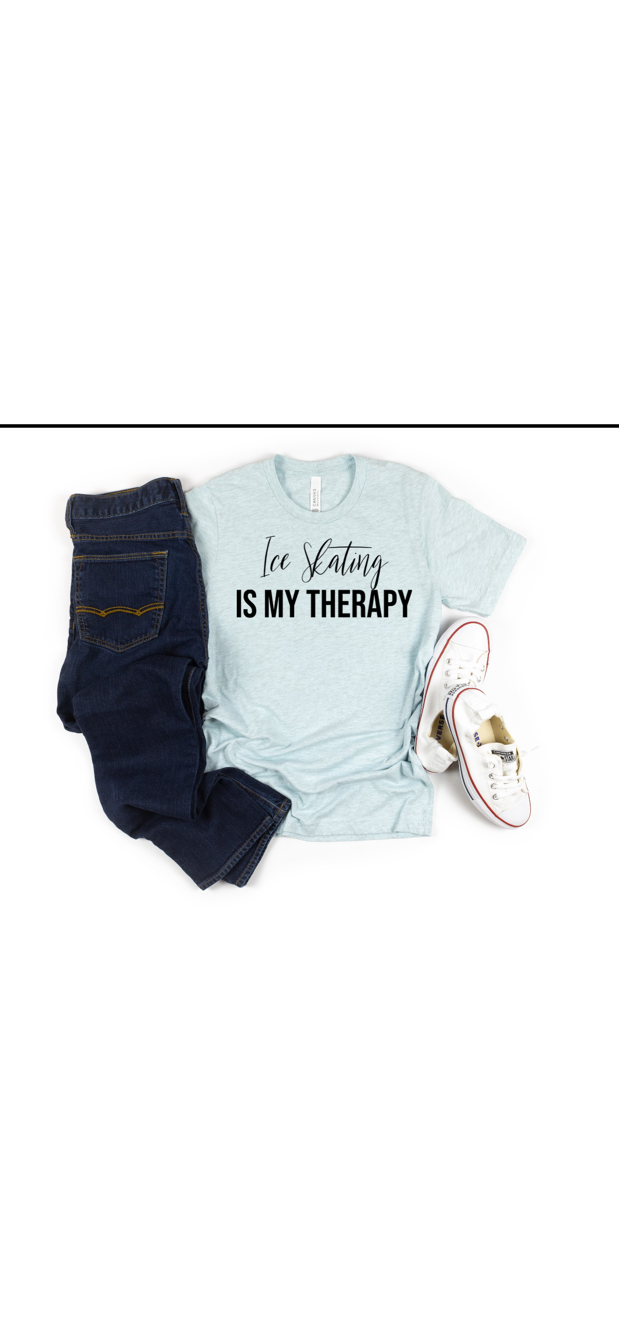 Ice Skating is my therapy shirt| Ice skating shirt| figure skater life| Gift for skater