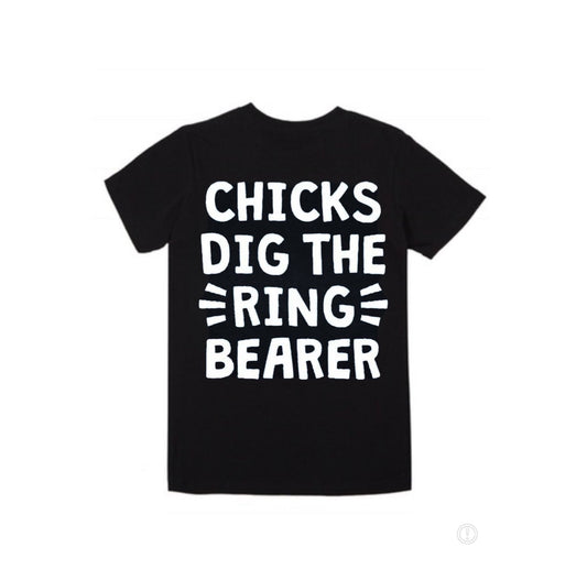 Chicks Dig The Ring Bearer Shirt