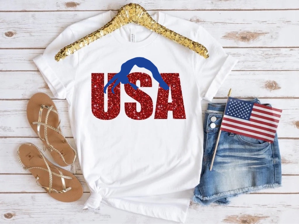 Copy of USA Gymnastics shirt| USA shirt| Gymnastics shirt