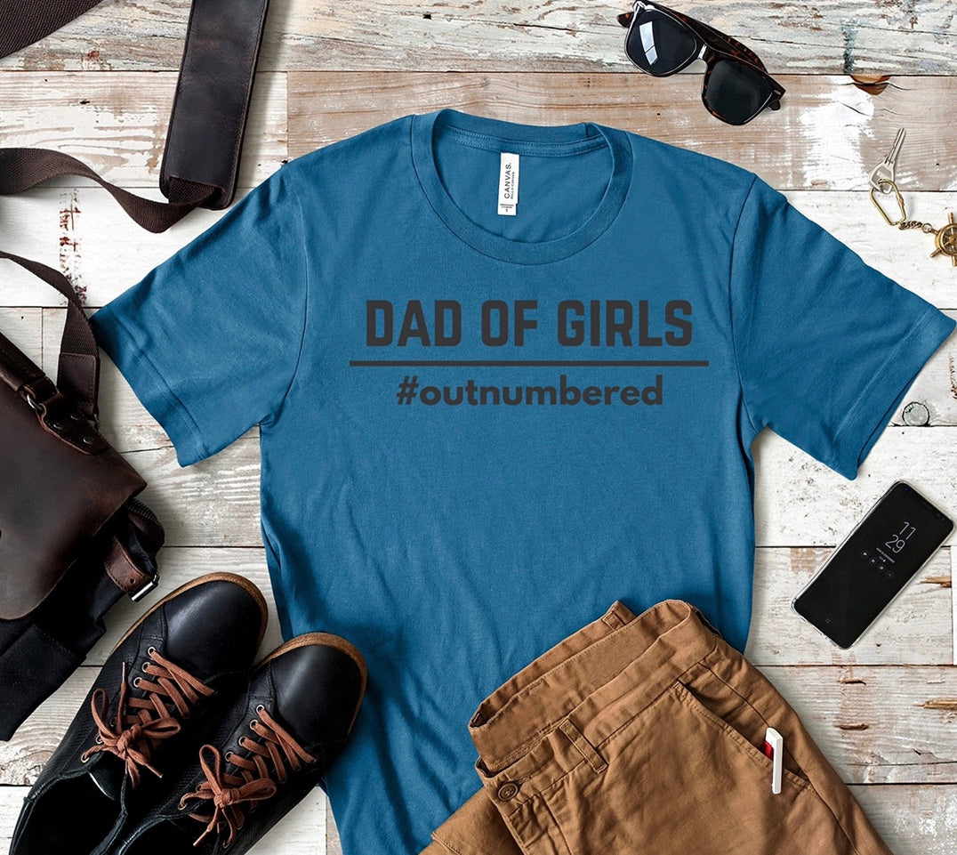 Dad of Girls, Girl Dad shirt, Dad of Girls shirt, Great gift for him, Gift for dad