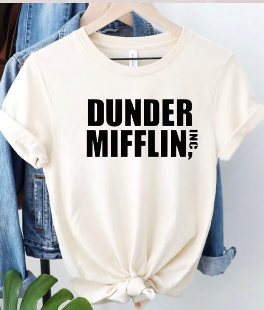 Dunder Mifflin Shirt| The office shirt| Office fan shirt