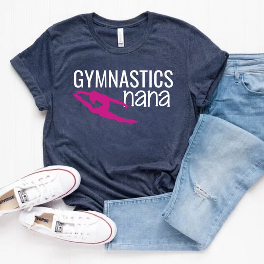 Gymnastics nana shirt| Gymnastics grandma shirt