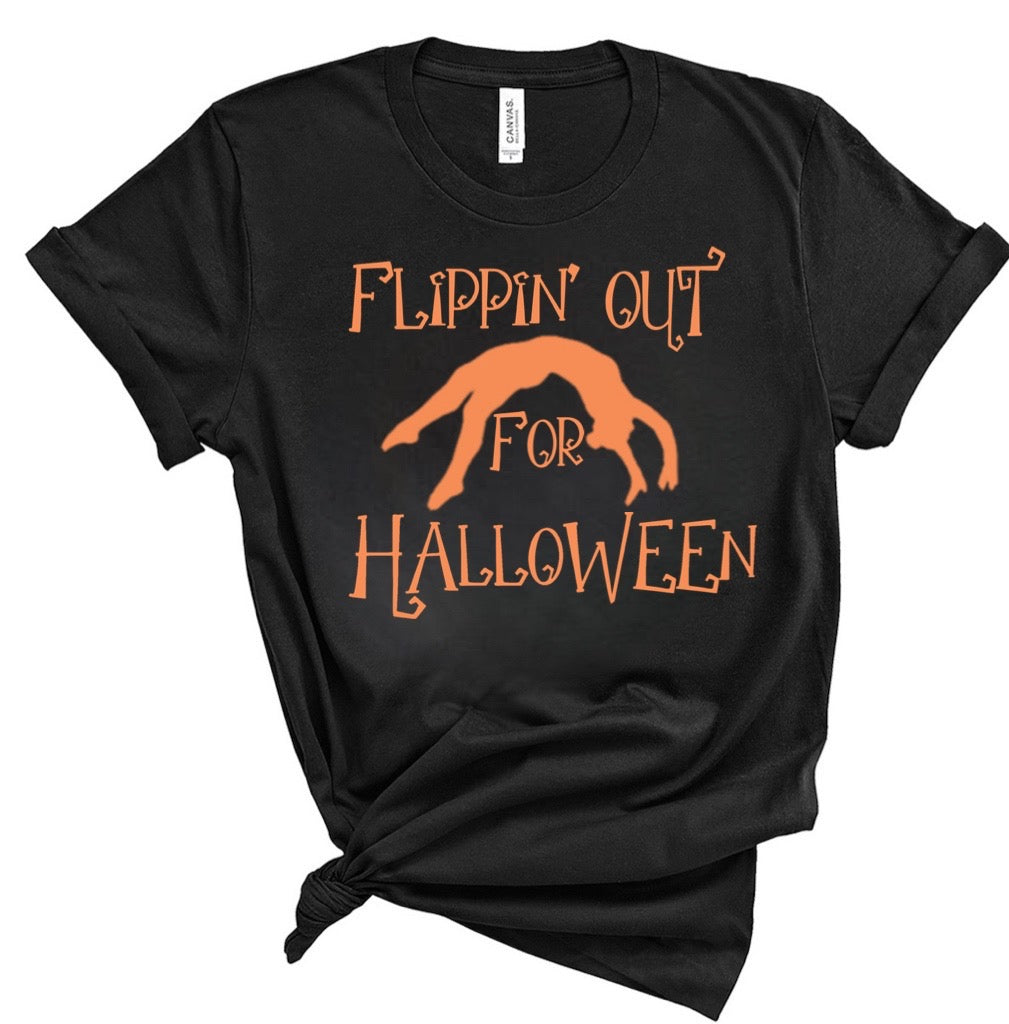 Flippin out for Halloween Gymnastics Shirt