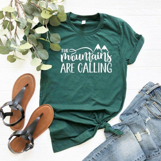 The mountains are calling shirt, wanderlust shirt, Washington shirt, hiking shirt, outdoor gift, gift for her, gift for him, mountain climb