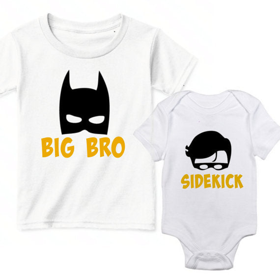 Big brother little brother shirt, big and little shirt, pregnancy announcement, brothers shirt, superhero brothers shirt, batman brothers