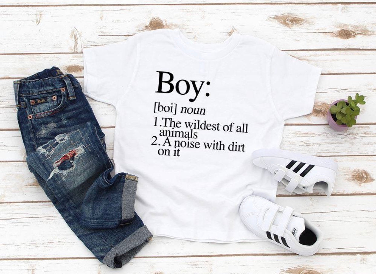 Definition of a boy baby shirt| boys romper| boy shower gift| gender reveal shirt| baby announcement shirt| cute baby girl shirt| baby shirt