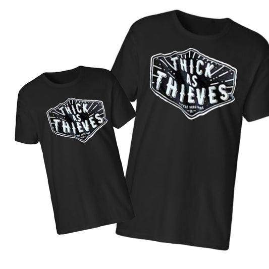 Thick as Thieves, Daddy and Me shirts, Just like daddy,  Dad and me matching shirts, matching family shirts, mom and dad matching