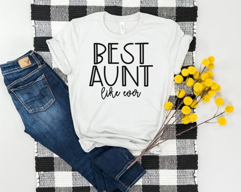 Best aunt shirt, aunt shirt, gift for aunt to be, Christmas gift, aunt and me, best aunt shirt, gender reveal shirt for aunt, team boy shirt