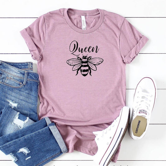 Queen bee shirt, queen of the bees tee, cute bee shirt, queen shirt, mom shirt, gift for mom, gift for her, bee lover shirt, bee tee, gift