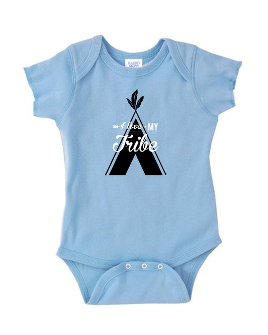 Love my tribe baby onesie| Baby name onesie| Baby shower gift| Gift for new baby| gift for new mom| personalized baby onesie| tutu romper