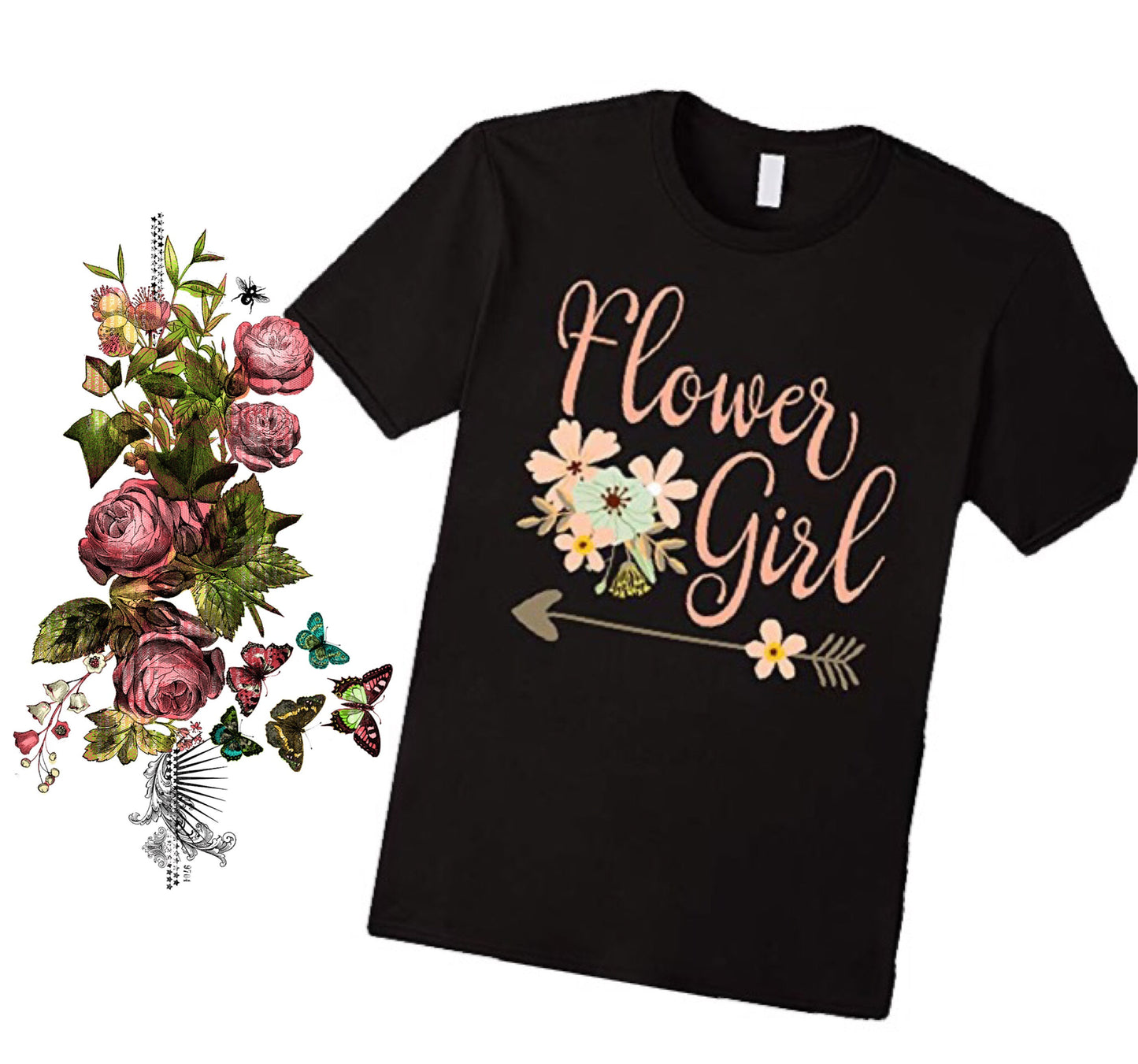 Petal Patrol shirt, flower girl tee, flower girl gift, wedding party gifts, petal patrol flower girl, gift for flower girl, flower petal gir