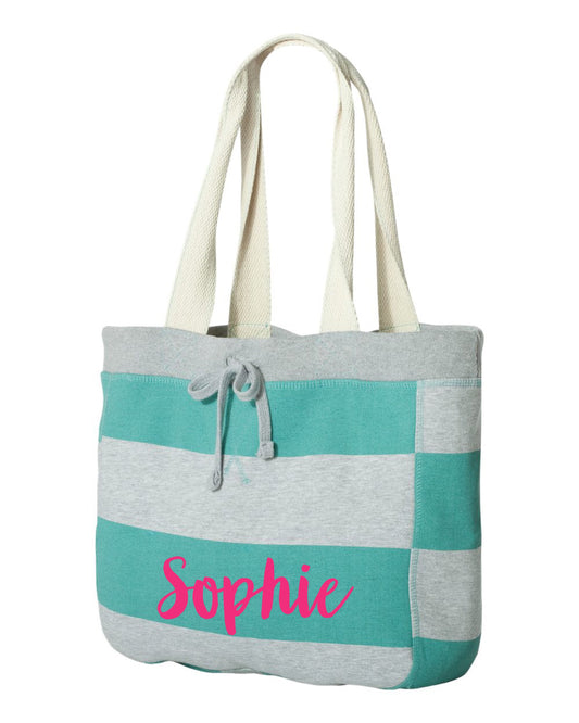 Custom beach bag, cute beach bag, flamingo beach bag, overnight bag, christmas gift, gift for her, beach gift, vacation bag, beach vacation
