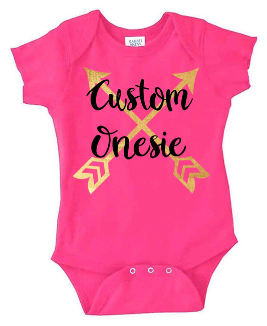 Custom Onesie| Build your own onesie| personalized oneise| business marketing| infertility clinic shirt| baby shower gift| custom romper|