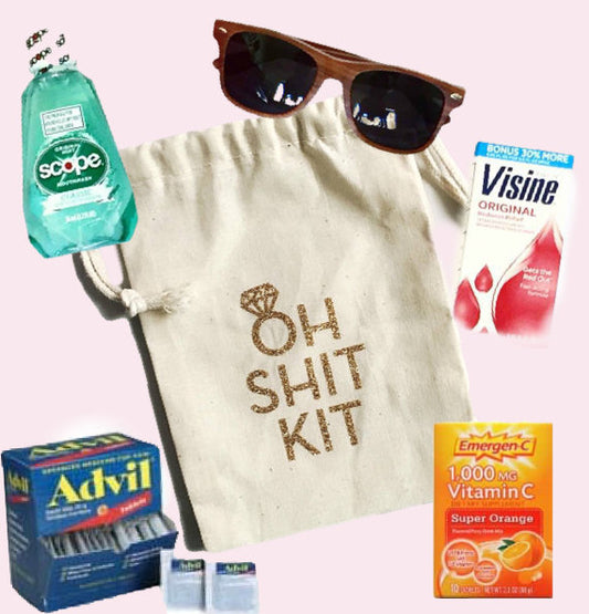 oh shit kit| Bridesmaid Gift| tote Bag| Bridesmaid tote bag| Bride bag| Custom reusable bag| Bridesmaid emergency kit| Bachelorette bag