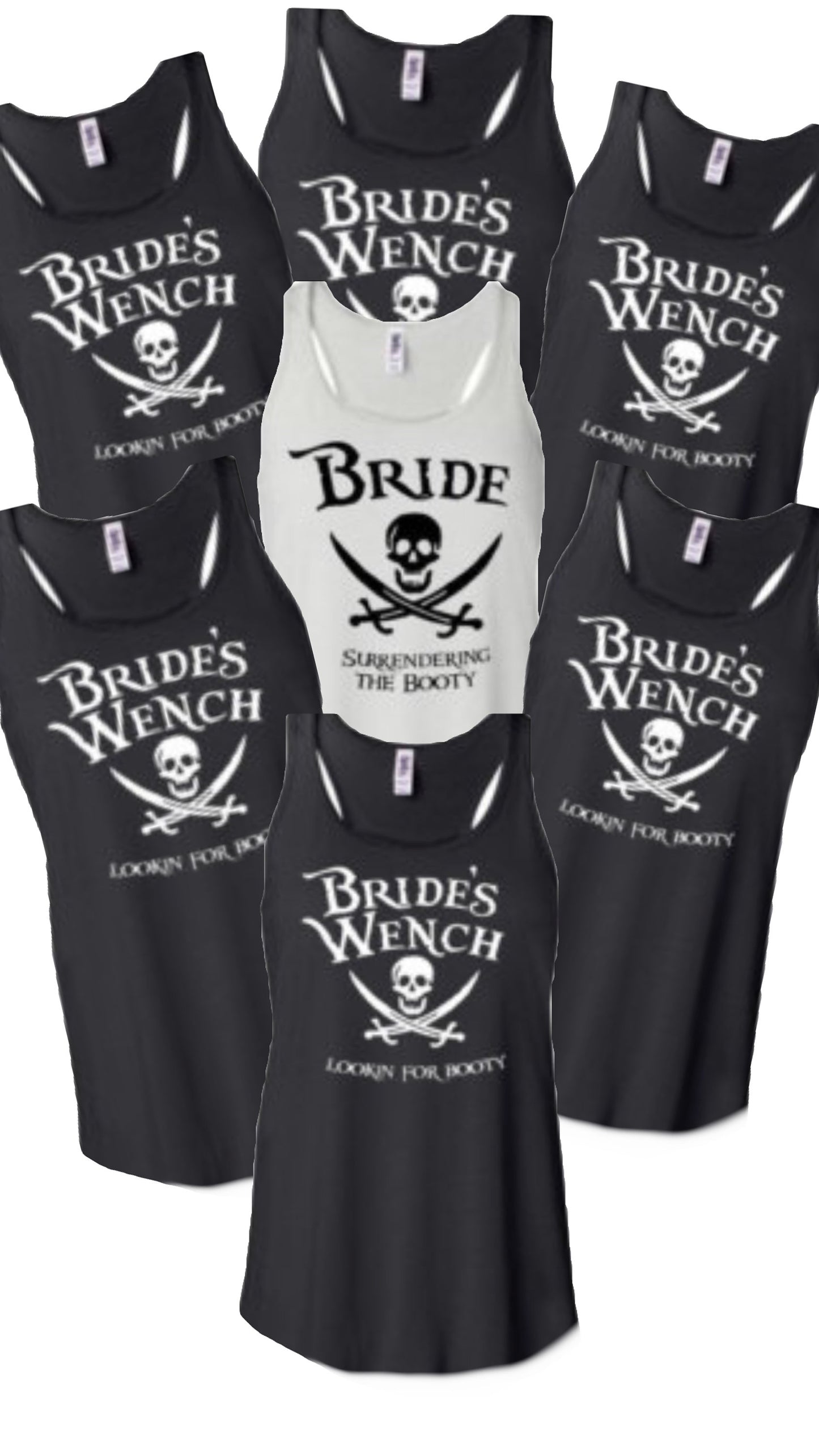 Brides wenches, Bride and her wenches shirt, bridesmaid shirts, bride shirt, Pirate bachelorette, bachelorette shirts, bach party, pirate