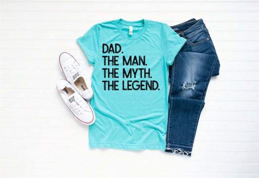 Dada the man the myth the legend shirt, dad shirt, birth announcement, gift for dad, shirt for dad