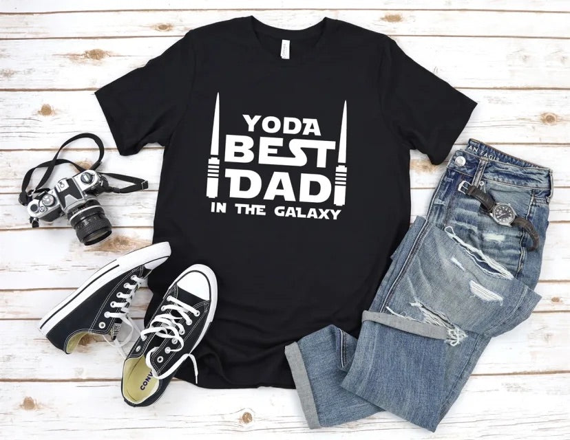Yoda best Dad in the galaxy shirt, Mandalorian shirt, Mandalorian dad gift, Star Wars shirt, Great gift for him, Gift for dad
