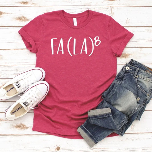 Fa la la Christmas music shirt, christmas lover shirt, christmas shirt, funny christmas shirt, christmas music, funny graphic tee