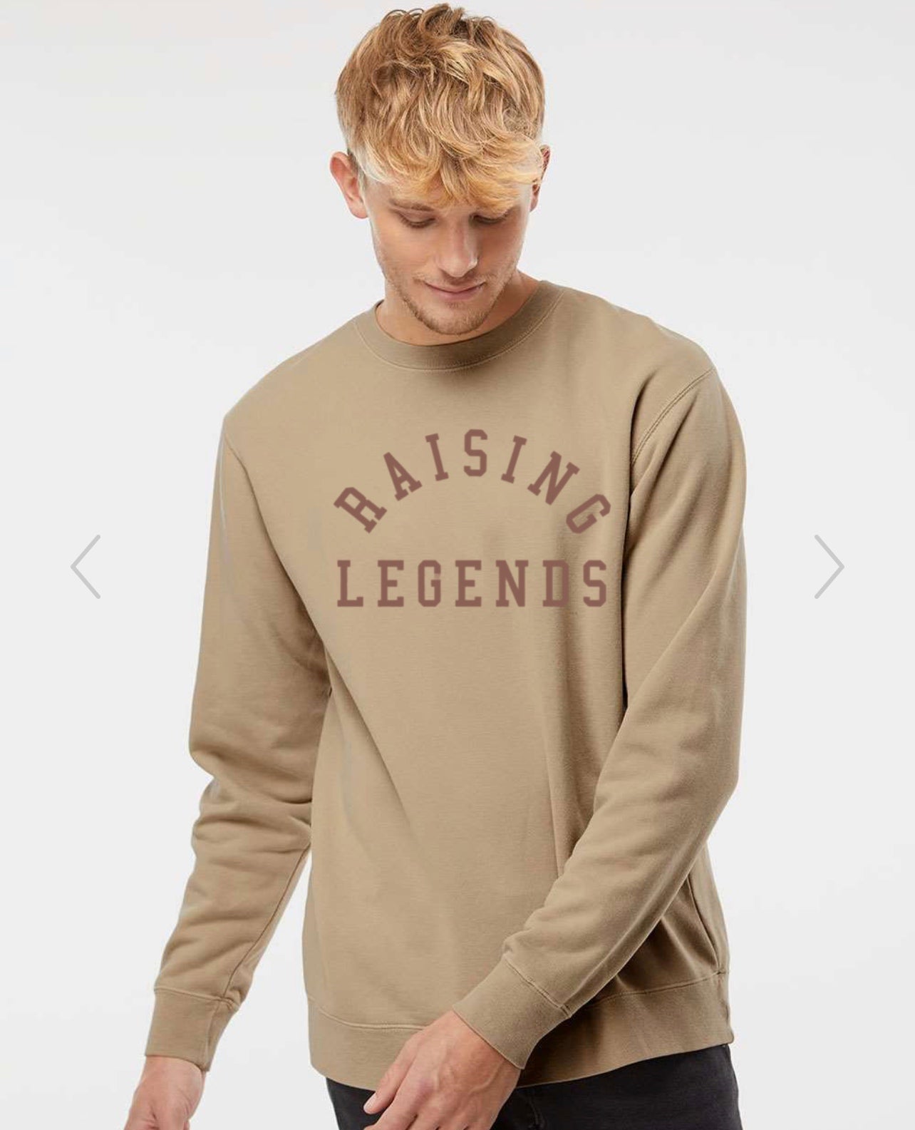 Raising Legends crew neck sweatshirt