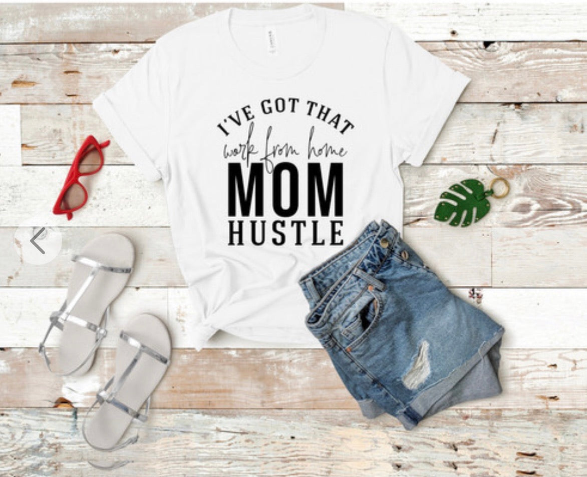 Work from home mom shirt